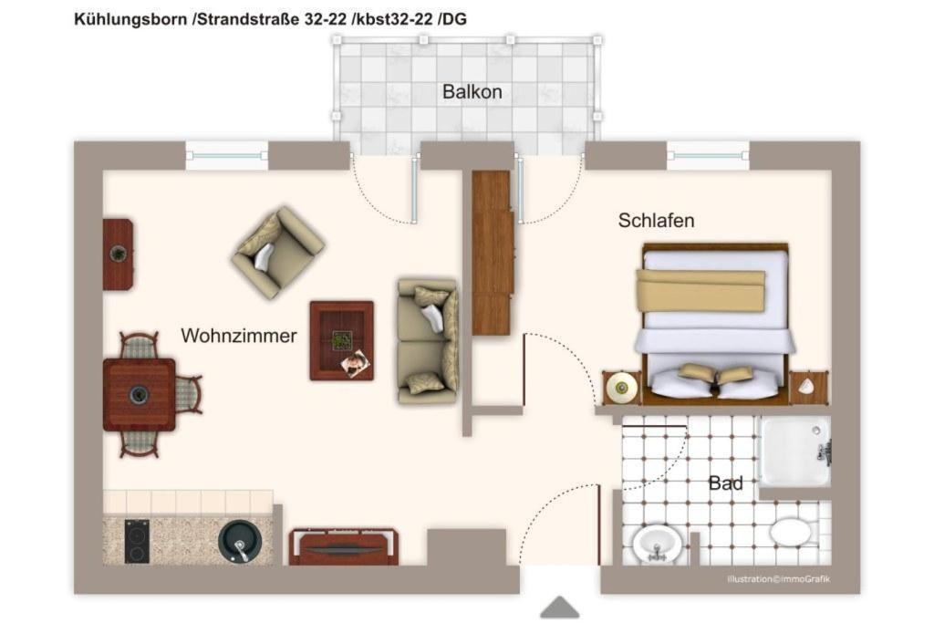 Strandstrasse 32 Strandstrasse 32-22 Kuehlungsborn Ngoại thất bức ảnh